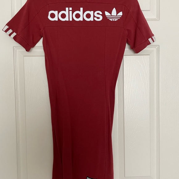 Red Adidas dress size small - Picture 5 of 5